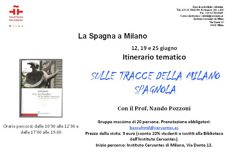 La Spagna a milano