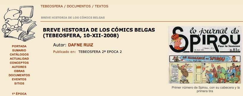 Los comics belgas