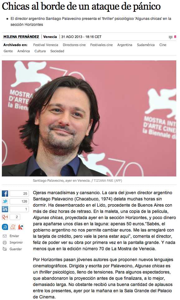 El Pais Algunas Chicas