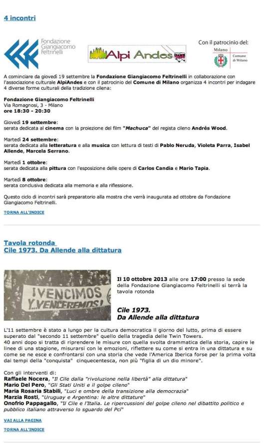 Feltrinelli Cile 11:9 2