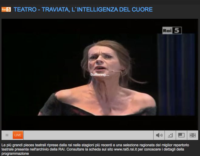 Rai5 La Traviata Live