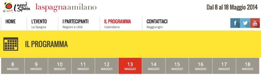 La Spagna arriva a Milano banner 13mayo
