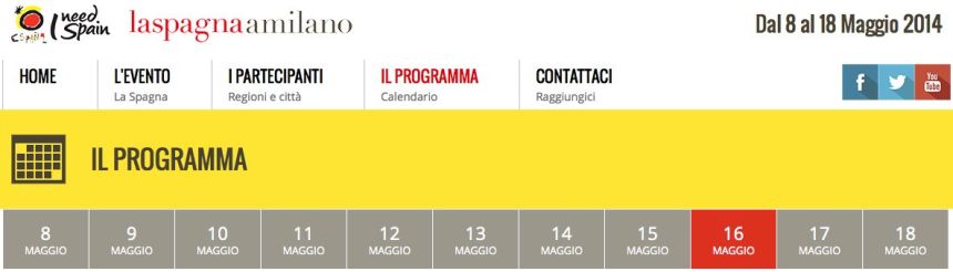 La Spagna arriva a Milano banner 16mayo