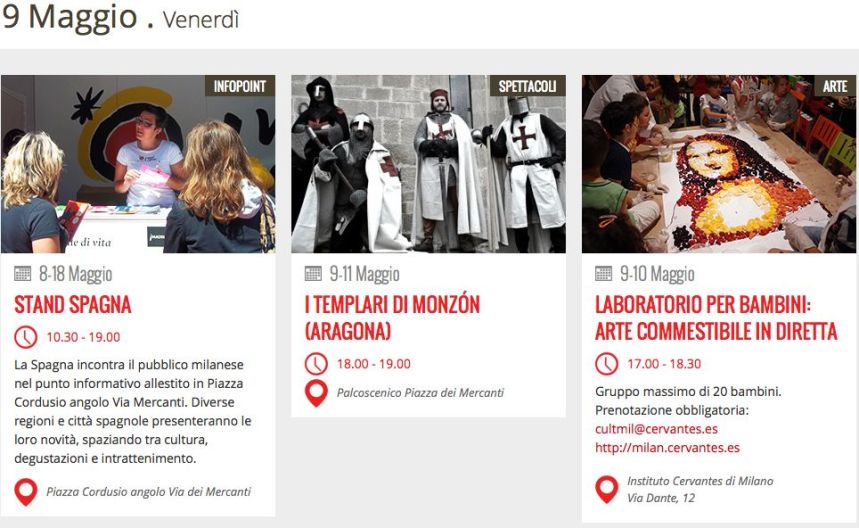 La Spagna arriva a Milano prog 9mayo