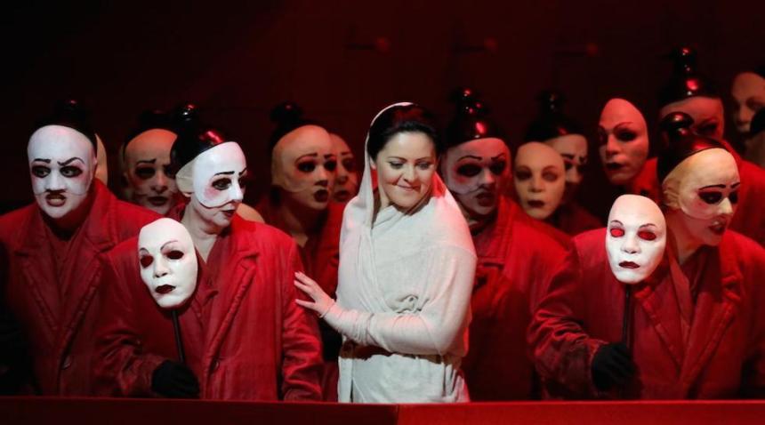 Un'immagine dalla rappresentazione della Turandot (Brescia/Amisano Teatro alla Scala Press Office)